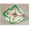 Image 5 : A CHELSEA LEAF MOLDED DISH AND A CIRCULAR DISH