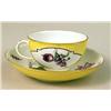 Image 2 : A MEISSEN YELLOW GROUND TEACUP AND SAUCER