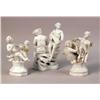 Image 1 : THREE FRENCH WHITE PORCELAIN FIGURAL GROUPS