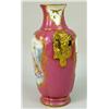Image 3 : A PAIR OF CHELSEA STYLE PORCELAIN PINK GROUND VASES
