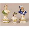 Image 1 : TWO MEISSEN MINIATURE ALLEGORICAL BUSTS OF SUMMER AND WINTER