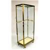 Image 1 : A LOUIS XVI STYLE BRASS VITRINE