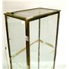 Image 3 : A LOUIS XVI STYLE BRASS VITRINE