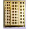 Image 1 : A LOUIS XVI STYLE BRASS TRIPLE DOOR VITRINE