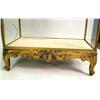 Image 4 : A LOUIS XV STYLE CARVED GILTWOOD AND BRASS SINGLE DOOR VITRINE