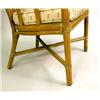 Image 2 : A CANED BACK BAMBOO ARMCHAIR