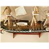 Image 4 : A POLYCHROME DECORATED WOOD SHIP MODEL
