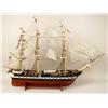 Image 6 : A POLYCHROME DECORATED WOOD SHIP MODEL