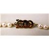 Image 3 : A PEARL NECKLACE WITH 18K YELLOW GOLD AND PEARL MIKIMOTO CLASP