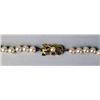 Image 2 : A PEARL NECKLACE WITH 18K YELLOW GOLD AND PEARL MIKIMOTO CLASP