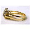 Image 2 : A 14K YELLOW GOLD AND DIAMOND GUARD RING