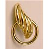 Image 15 : FIVE PAIRS OF 14K YELLOW GOLD AND GOLD TONE EAR CLIPS