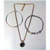 Image 1 : TWO STERLING SILVER NECKLACES