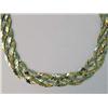 Image 2 : AN 18K WHITE AND YELLOW GOLD TWISTED FORM NECKLACE