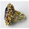 Image 2 : AN 18K YELLOW GOLD AND AMETHYST RING