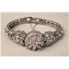 Image 2 : A 14K WHITE GOLD AND DIAMOND BRACELET