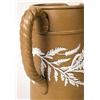 Image 3 : AN EARTHENWARE FERN EMBOSSED PITCHER