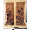 Image 1 : TWO WATERCOLOR ON RICE PAPER SCROLLS