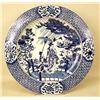 Image 1 : A BLUE AND WHITE "PARASOL LADIES" CHARGER