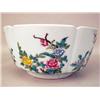Image 3 : A POLYCHROME AND FLORAL DECORATED PORCELAIN SERVING BOWL