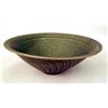 Image 1 : A MOLDED AND OLIVE GREEN GLAZED "YAOZHOU" FLORAL BOWL
