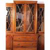 Image 2 : A GEORGE III STYLE MAHOGANY BREAKFRONT SECRETAIRE