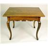 Image 2 : A FRENCH PROVINCIAL STYLE CARVED WALNUT ONE DRAWER SIDE TABLE