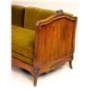 Image 2 : A LOUIS XV PROVINCIAL CARVED BEECHWOOD DAYBED