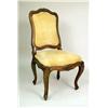 Image 2 : A SET OF EIGHT LOUIS XV CARVED WALNUT UPHOLSTERED A CHASSIS DINING CHAIRS