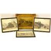 Image 1 : THREE FRAMED ENGLISH POLYCHROME PRINTS