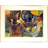 Image 1 : A FRAMED POLYCHROME MIXED MEDIA PAINTING
