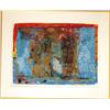 Image 1 : A FRAMED POLYCHROME BLOCK PRINT