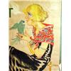 Image 2 : A FRAMED POLYCHROME DECORATED POSTER