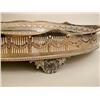 Image 2 : A SILVER PLATED DOUBLE HANDLED FOOTED GALLERY TRAY