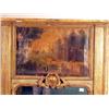 Image 2 : A LOUIS XV PAINTED WOOD FRAMED TRUMEAU