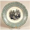 Image 2 : TWO ST AMAND PORCELAINE OPAQUE OISEAUX NORD TRANSFER DECORATED PLATES