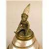 Image 2 : A BRONZE MOUNTED SEASHELL INKWELL