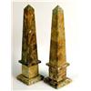 Image 2 : FOUR ITALIAN MARBLE OBELISKS