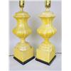 Image 2 : A PAIR OF CERAMIC URN FORM LAMPS