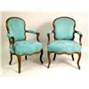 Image 1 : A PAIR OF LOUIS XV BEECHWOOD FAUTEUILS