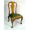 Image 2 : TWO GEORGE I STYLE GILT DECORATED CARVED SIDE CHAIRS