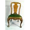 Image 3 : TWO GEORGE I STYLE GILT DECORATED CARVED SIDE CHAIRS