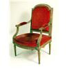 Image 1 : A LOUIS XVI CARVED BEECHWOOD FAUTEUIL A LA REINE
