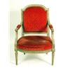 Image 2 : A LOUIS XVI CARVED BEECHWOOD FAUTEUIL A LA REINE