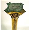 Image 2 : A BRASS COLUMNAR FORM PEDESTAL