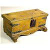 Image 1 : A COPPER INLAID AND BRASS COVERED WOOD BOX