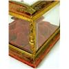 Image 2 : A BEVELED GLASS AND PARCEL GILT PRESENTATION BOX