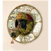Image 1 : A POLYCHROME DECORATED AND MIRRORED BLACKAMOOR WALL PLAQUE