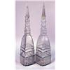 Image 8 : A GROUP OF COLORLESS GLASS FIGURAL BOTTLES