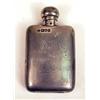 Image 4 : AN ENGLISH STERLING SILVER FLASK